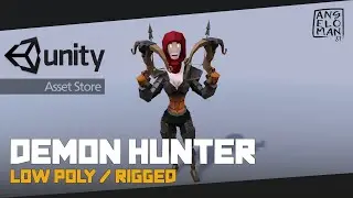 Low Poly Demon Hunter / Unity Asset Store