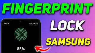 How to Set Fingerprint Lock in Samsung Galaxy M35 | Samsung Fingerprint Lock