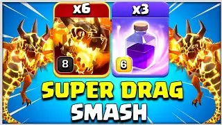 New SUPER DRAG SMASH is Powerful!! TH13 Attack Strategies (CoC)