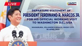 Departure Statement for Official Visit to the United States of America 04/30/2023