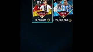 Thomas Müller vs Lionel Messi Fifa Mobile Cards