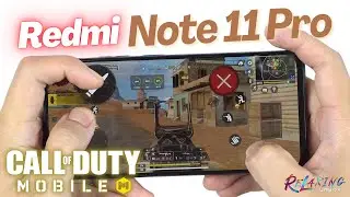 Redmi Note 11 Pro Call of Duty Mobile Gaming Review 2024 | FPS & Battery Drain test