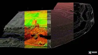 DroneWorks Aerial LiDAR for Topographic Survey Topo Survey in vegetated and difficult terrain