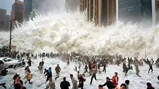 2 minutes ago! 🤬🤬🤬 Not for the faint of heart! Doomsday storm hits Germany! Pray!