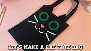 Black Cat Tote Bag | Halloween 2024 Special Part 3