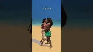 Moana & Maui falling in love 