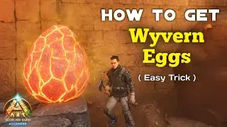 How to Easily Get a Wyvern Egg in Ark Scorched Earth Ascended || Best Way to Get Wyvern Egg in ARK
