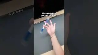 What People Think PEN SPINNING Is Like 🤔