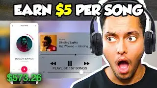 Earn $500 Just By Listening To Music! (Make Money Online From Home 2024)