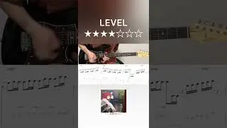 Bocchi The Rock! - Chronostasis 秒針少女 (guitar solo cover with tabs)