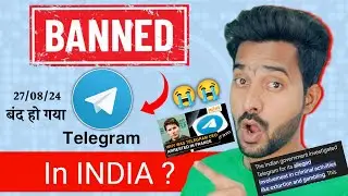 Telegram Banned 🚫 In India ? 😭😭