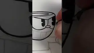 Drawing Cuphead but with Copic Markers ☕️ 👀 