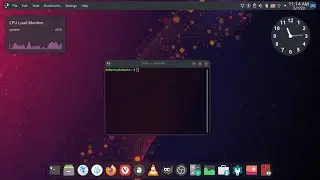 KDE Plasma Theme - Rounded (Blur + Floating Dock) | Kubuntu 20.04