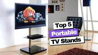 5 Best Mobile TV Stands 2023 | Top 5 Portable TV Stands on Wheels