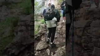 Аншлаг на подступах к Орлиной полке. Мезмай. #орлинаяполка #мезмай #shorts #горыкавказа