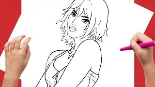 How to Draw Hana from Fortnite 🎨