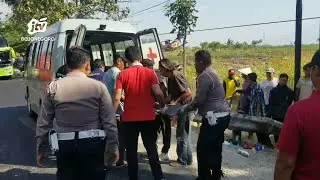 Pecah Ban, Pick Up Tabrak Pemotor Hingga T3w45