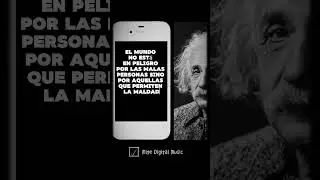 El mundo no está en peligro... Grandes Frases “Albert Einstein” #frases #mundo #einstein #shortvideo