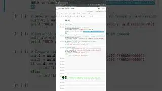 Manejo de UUIDs #python #programming #coding #programacion #septipycode #edutuber