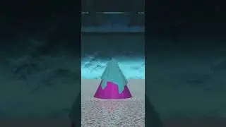 Cloth Simulation on Cone in Blender