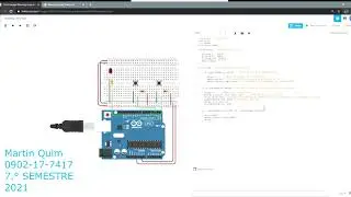 LUCES NAVIDEÑAS MODERNAS - TINKERCAD | ARDUINO
