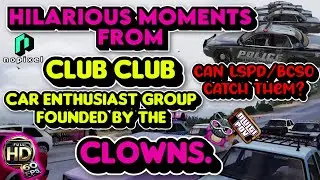 Hilarious Moments from Club Club can LSPD BCSO catch the Clowns? Multiple POVs | GTA RP NoPixel 4.0