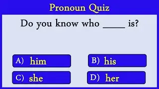 pronoun Quiz 14: CAN YOU SCORE 10/10?