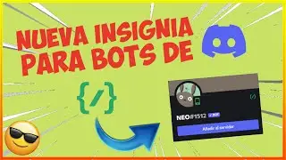 ✅ Nueva Insignia Para BOTS de Discord | Como obtenerla | TECNO BROS