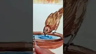 watercolor painting for  beginners shorts #shorts #viral #youtubeshorts #viralshorts  #ytshorts