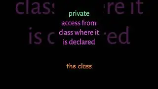 Access modifiers public, private, and protected in PHP