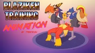 Blaziken Bench Press Loop - Pokemon Birds Edition