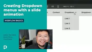 Creating Dropdown menu slide animations in Webflow - Tutorial