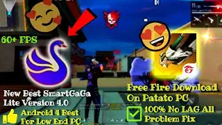 (Best) SmartGaGa Lite 4.0 Android 4 || Free Fire Download On Low End PC - No Lag