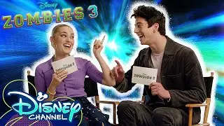 No Laugh Challenge with Meg and Milo | ZOMBIES 3 | Disney Original Movie |  