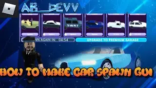 ROBLOX STUDIO | How to make a GUI car spawner