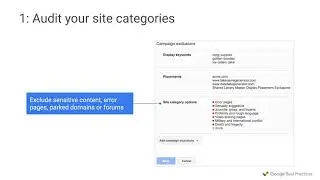 TUTORIAL ADWORDS : Optimize for Better Display Performance   Google Best Practices