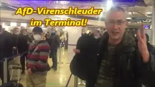 AfD-Bundestagsabgeordneter macht den Superspreader am Flughafen und penetriert Reisende mit Bullshit