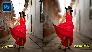 Cómo DESENFOCAR el FONDO de una IMAGEN con PHOTOSHOP | Desenfoque de Campo | Nuevo Método FÁCIL!!