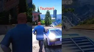 GTA 5 Tsunami ☠️☠️ #gta5 #gta6 #shorts