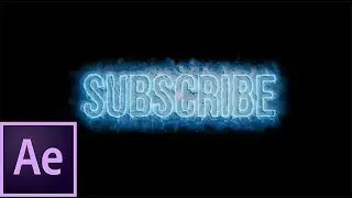 Adobe After Effects Saber Text Animation | 100% Free & Easy Tutorial