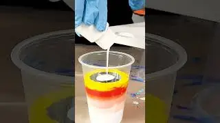 Demonstrating the Mont Marte Pouring Paint Experience Kit (short)