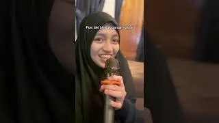 Aqiliya tak pandai nyanyi 🤣