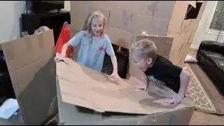 TEARING DOWN OUR EPIC BOX FORT!!