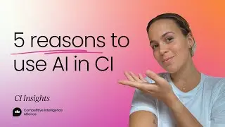 5 reasons to use AI in competitive intelligence | Artificial intelligence in CI guide