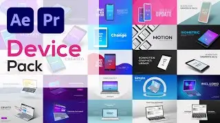 Modern Device Pack | Mock-up | After Effects | Premiere Pro