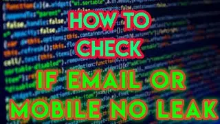How to Check if Leak Your Email or Phone Number || Email or Mobile No Hack Hua Hai Kaise Check Kare