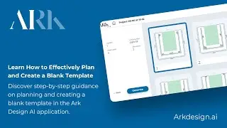 Learn How to Effectively Plan and Create a Blank Template | Ark Design AI  #architecture #ai