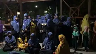Penyambutan Santri Pesantren modern tgk Chiek Oemar diyan di Ponpes Harakatul Qur’an Padang