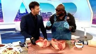 Harry & Moe Cason Make The Perfect Brisket For A Surprise Taste Tester!