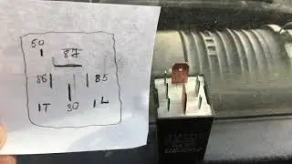 Беларус 320, о том как подключить реле свечей накала.